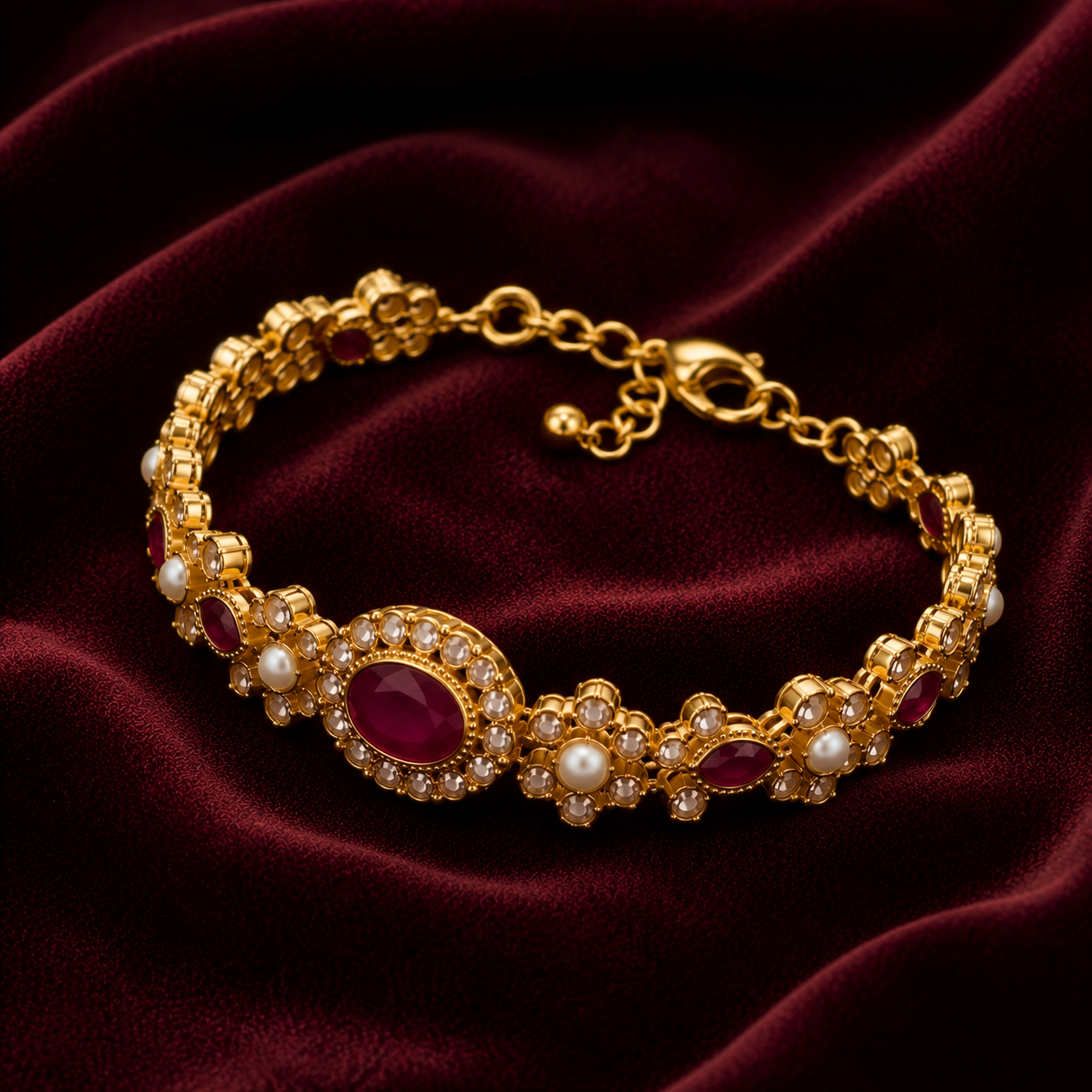 Royal Heritage Gold Plated Bracelet for Women