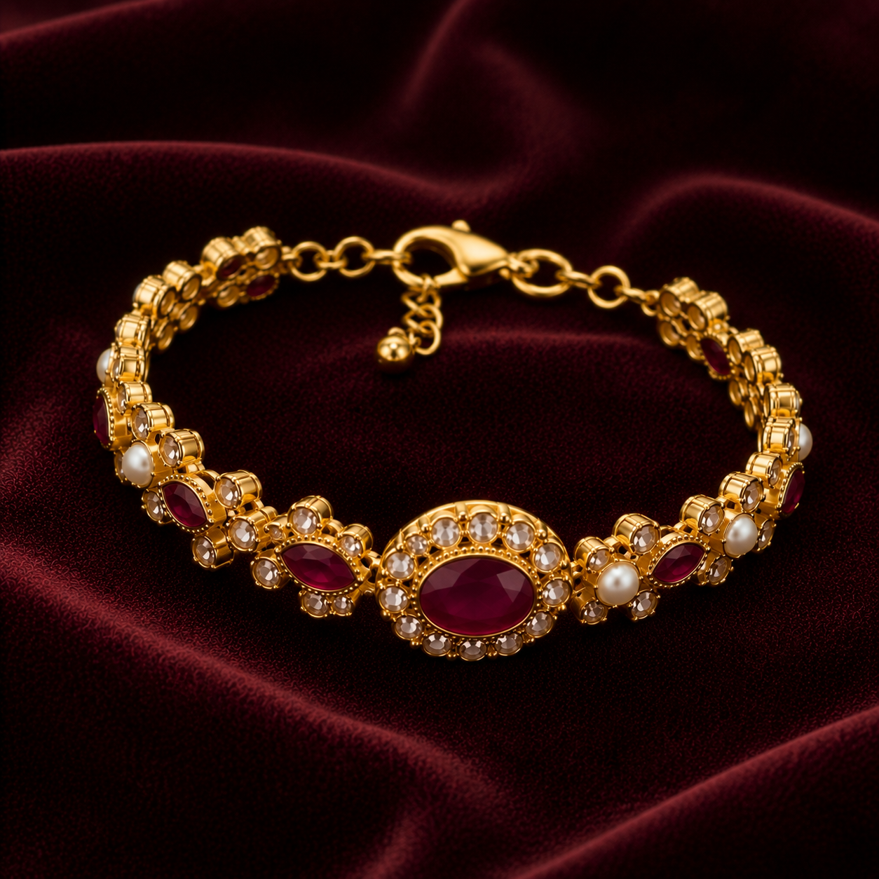 Royal Heritage Gold Plated Bracelet for Women